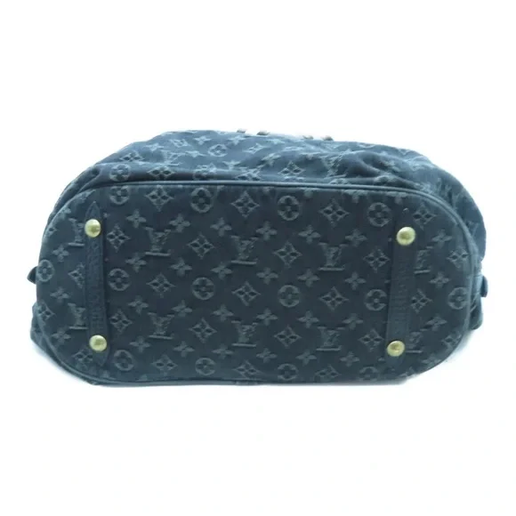 💎✨ DENIM ✨💎 LOUIS VUITTON X-LARGE HOBO MAHINA - Picture 8 of 17